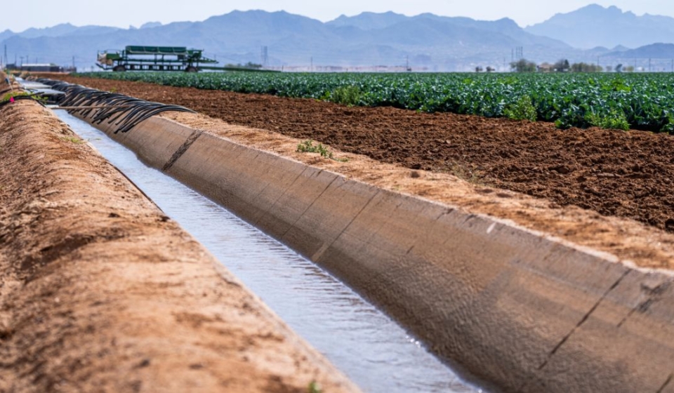 A commercial irrigation system using TSE water supply for sustainable landscaping